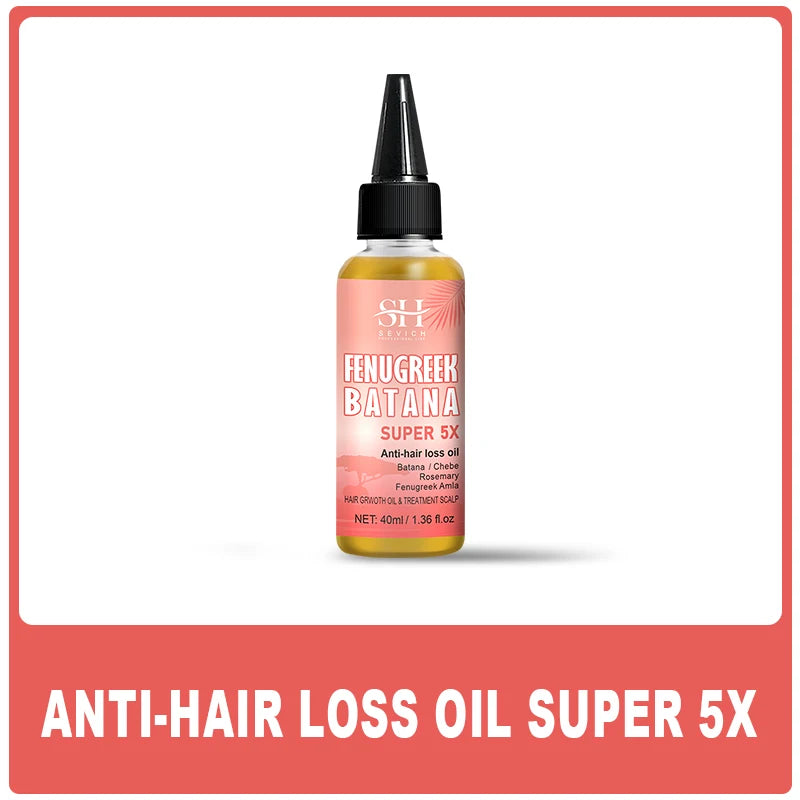 Sevich Batana Super 5X Hair Growth Set – Chebe Butter Hair Mask & Herbal Regrowth Oil (Batana, Rosemary, Fenugreek, Amla, 40ml + 60g)