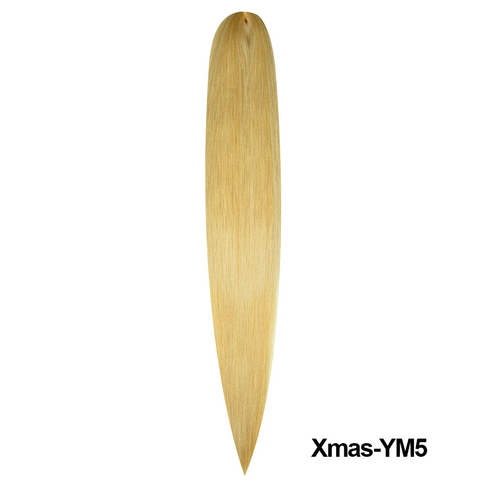 Miss Rola Synthetic New Christmas Colors Kanekalon HairJumbo Braid Yaki Straight Hair Extension Twist Braid Bulk Wholesale