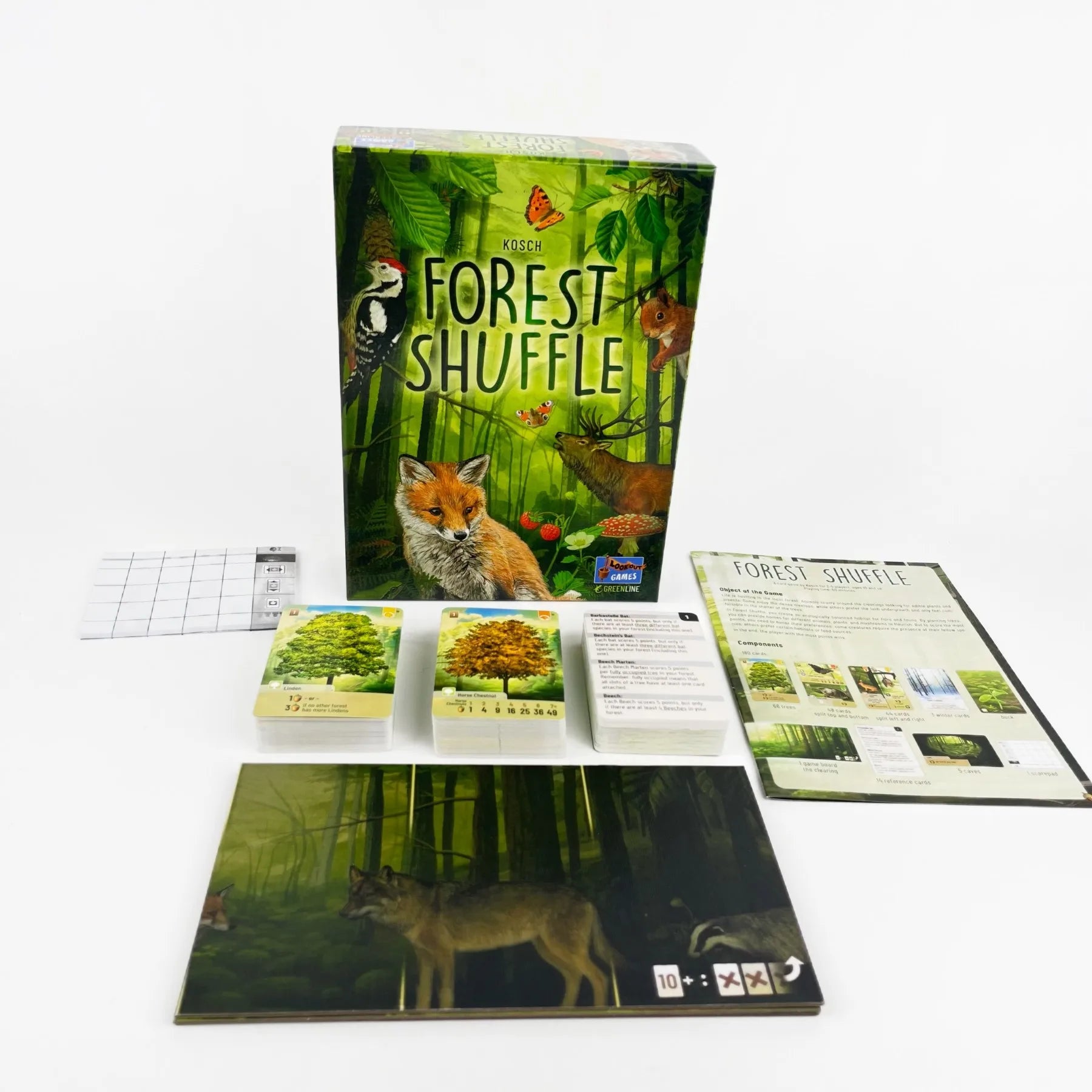 Forest Shuffle Card Game - Clever Strategy Game Fun Family Game for Kids and Adults - Woodland Edge、ALPINE、Expansion Game