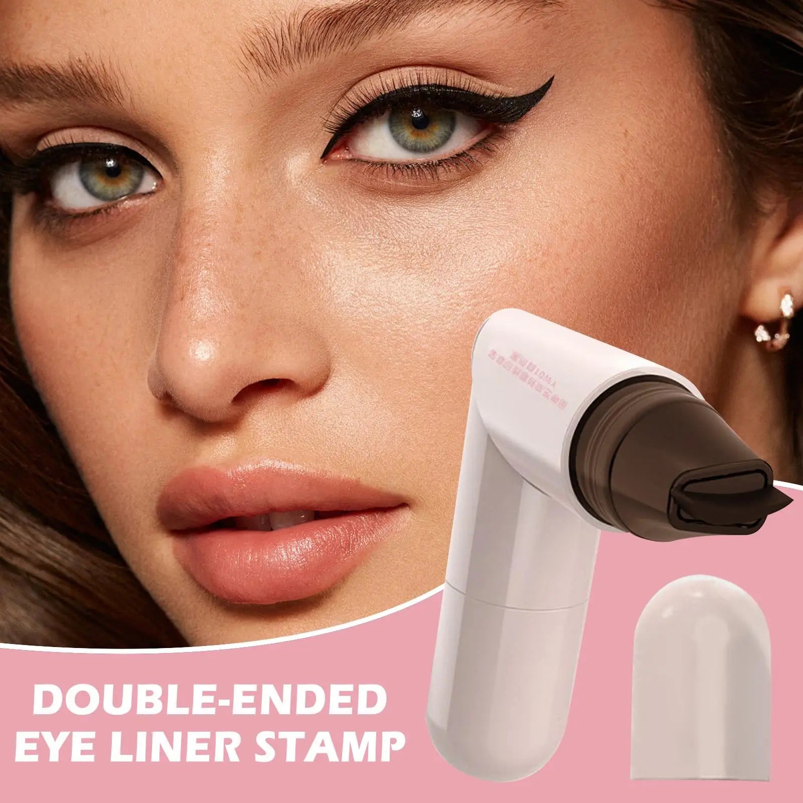 Eye liner Winged Eye End Stamp Double-Tip Women Makeup Eye End Wing Stamp Waterproof Stencil Portable Quick Drying Cosmetics