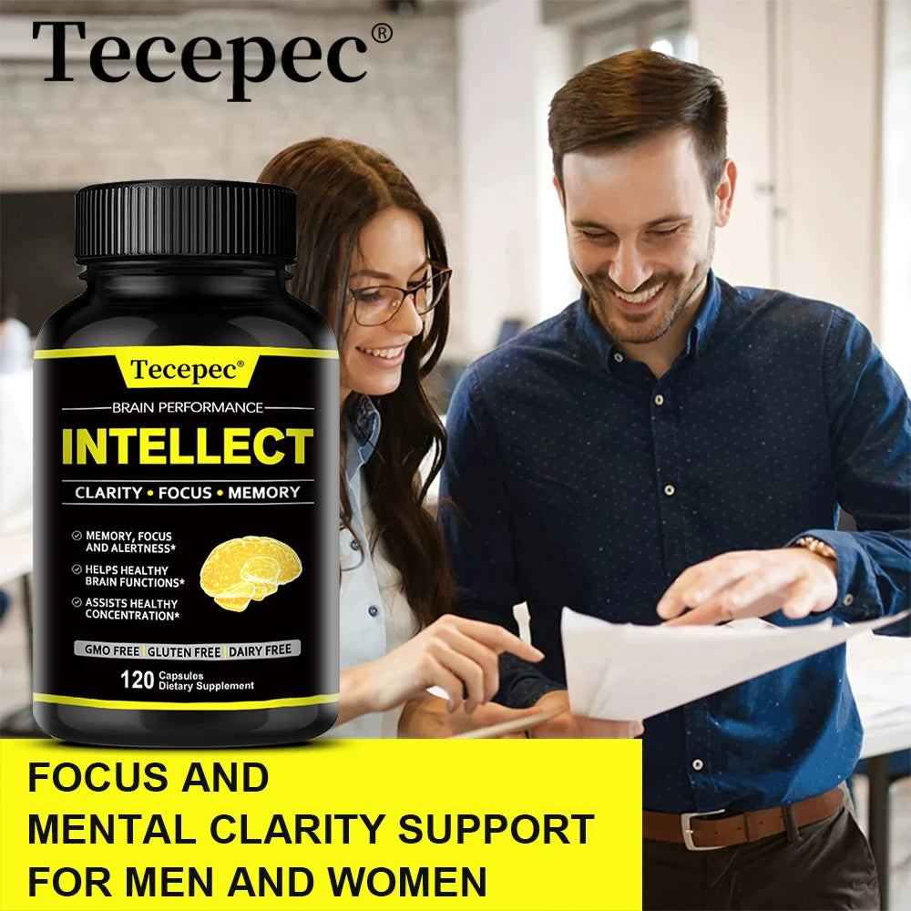 Nootropics - Support healthy brain function, help fight mental dullness and brain fog, and slow brain aging