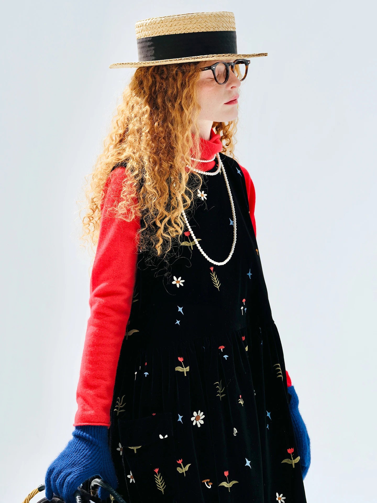 Vintage Embroidered Sleeveless Dress Moriyama Daily For Daily Commute & Dating Sweet Vibe 255266