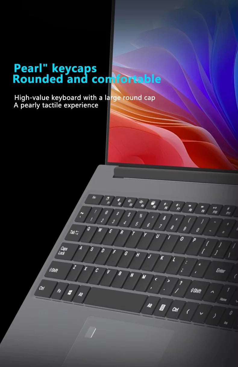 Erilles 15.6″ Laptop — Intel Core i7-6500U, 16GB DDR4, 1TB SSD, FHD IPS Display, Fingerprint Unlock, Backlit Keyboard, Windows 11