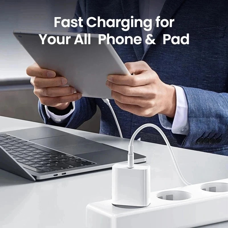 PD 20W Fast Charger For iPhone 14 13 12 11 Pro Max Mini 7 8 Plus XR Type C Cable Fast Charging Date Cord Phone Accessories