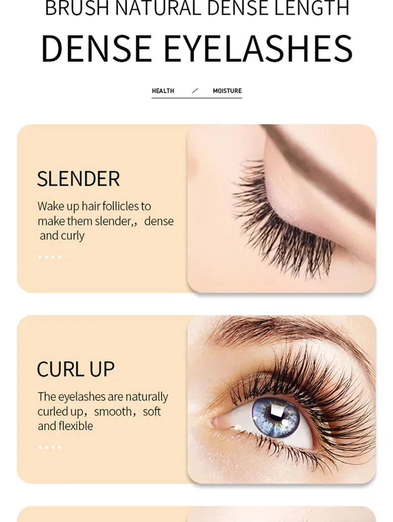 Fast Eyelash Growth Serum 7 Days Natural Eyelash Enhancer Longer Fuller Thicker Curling Lash Treatment Eye Care Products Makeup