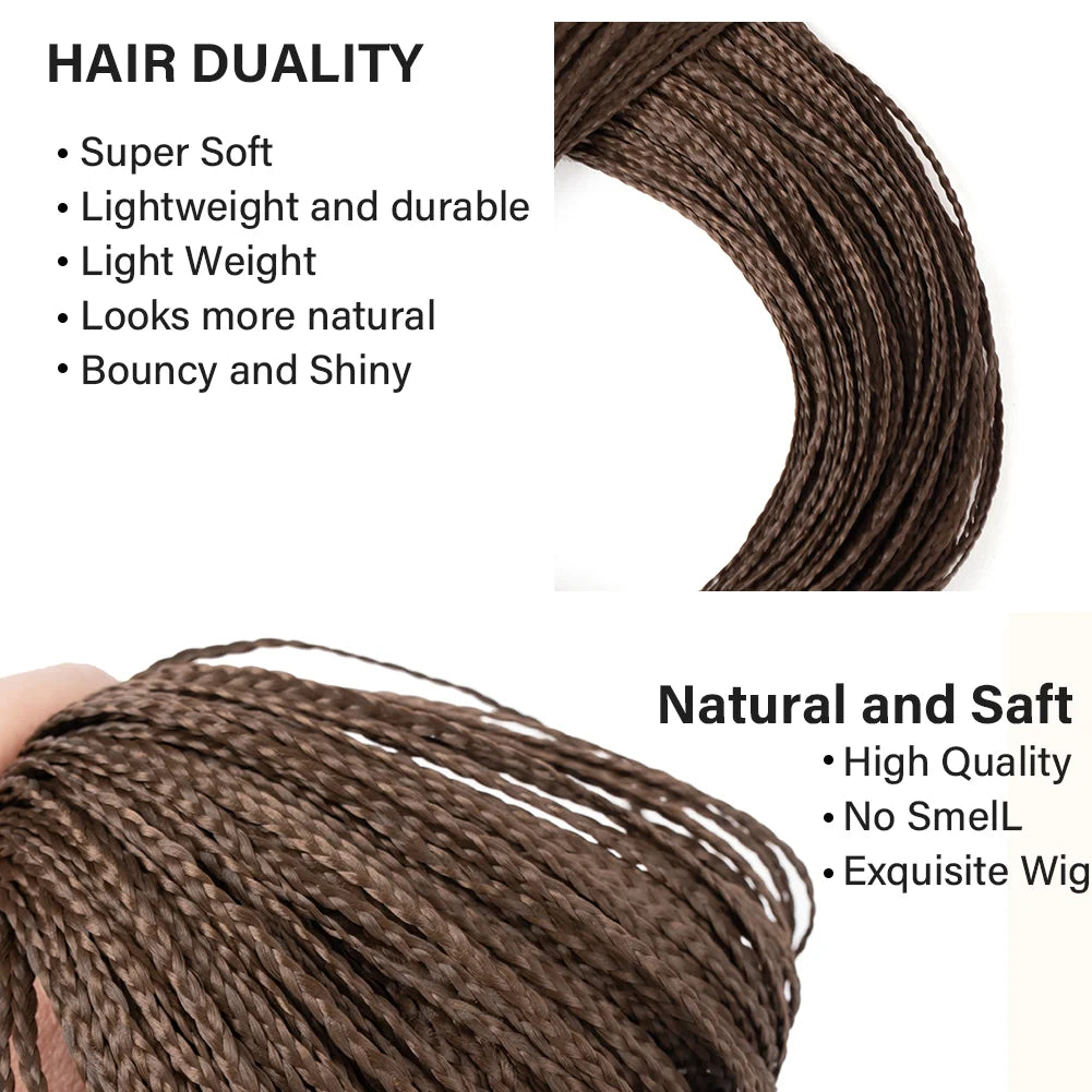 Long Senegalese Twist Braiding Hair Extensions, Colored Box Braids and Straight Hair from Zizi Braids Synthetic Crochet Hair