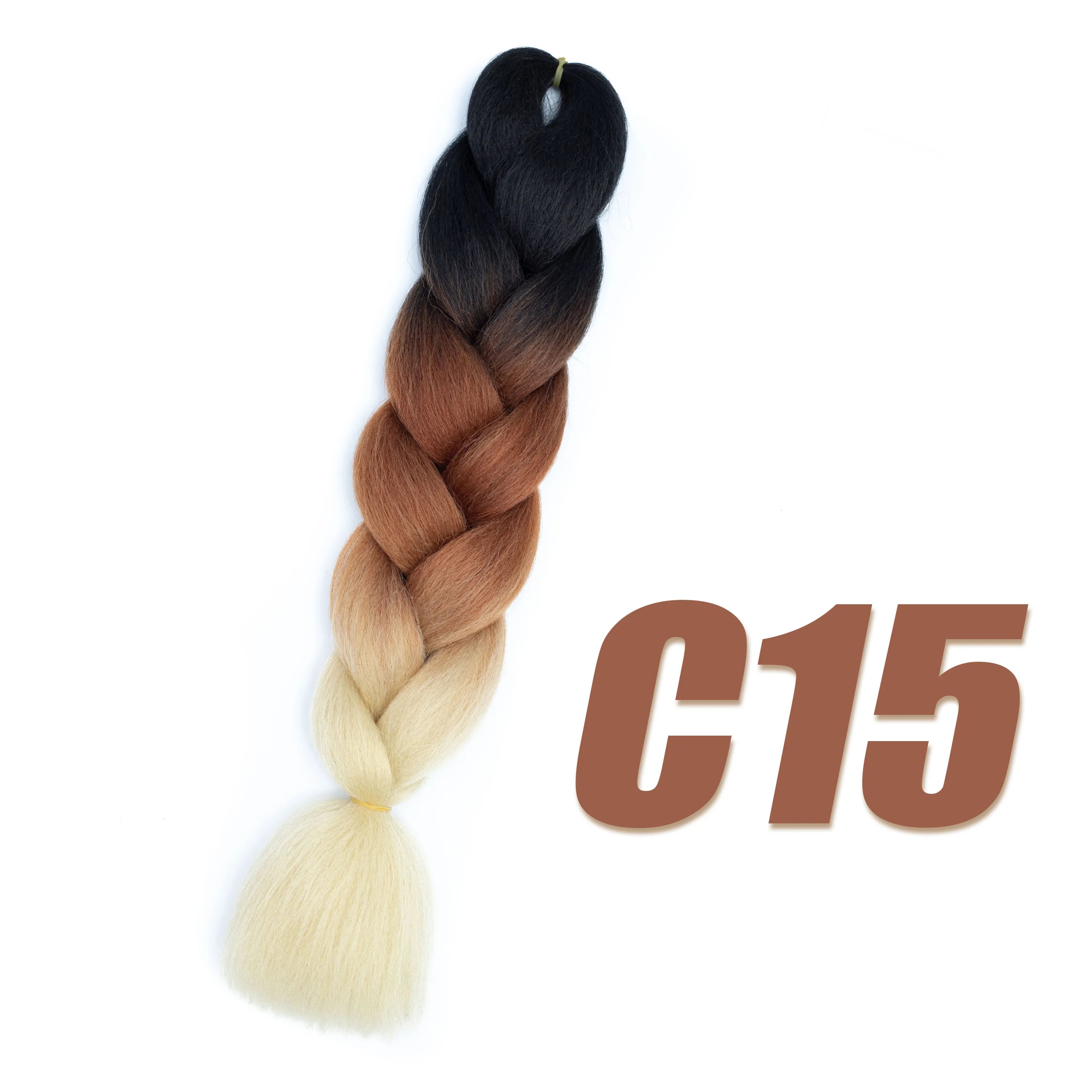 Synthetic Kanekalon Crochet Hair Braiding Hair Pre Stretched Curly Jumbo Braids Extensions Hair Accessories For Girls Braids