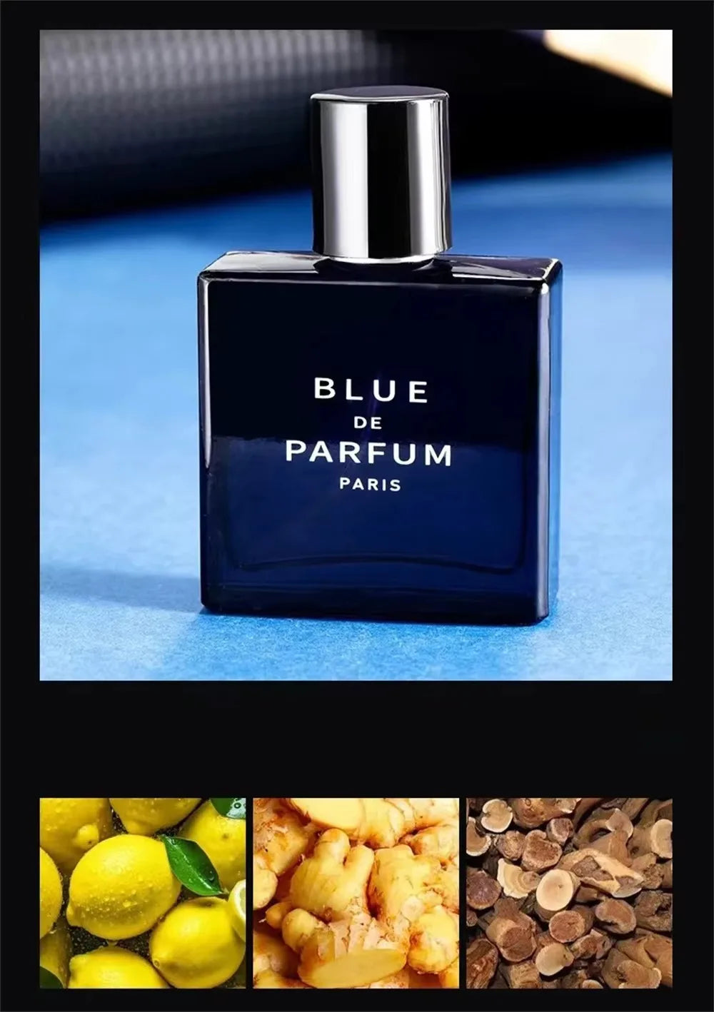 4Pcs Set Luxury Brand Perfume Men Cologne Parfums Homme Gift Box  100ml Perfumes Masculinos Natural Floral Fruity Scent Spray