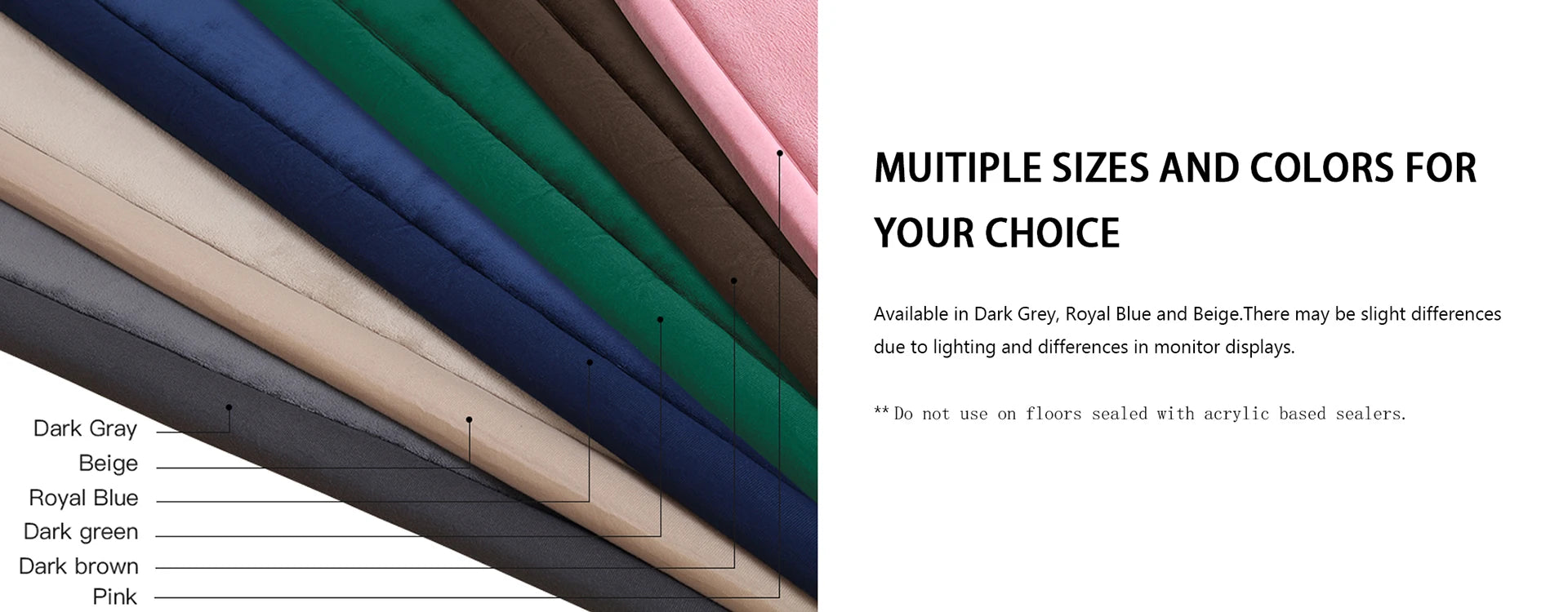 Huloosleep 4 Colors Baby Crawling Play Mats Non-Slip Thick Soft Foam Baby Activity Rug Gym Baby Carpet Mother+Kids Area Rug