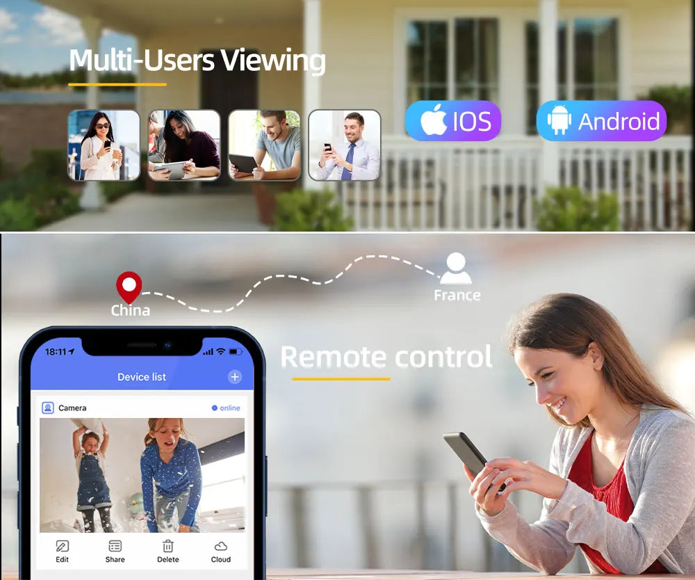 50X 30X Optical Zoom 5MP PTZ Security Camera Outdoor Waterproof Wifi PTZ IP Camera Color Night Vision CCTV Human Detection ICSEE