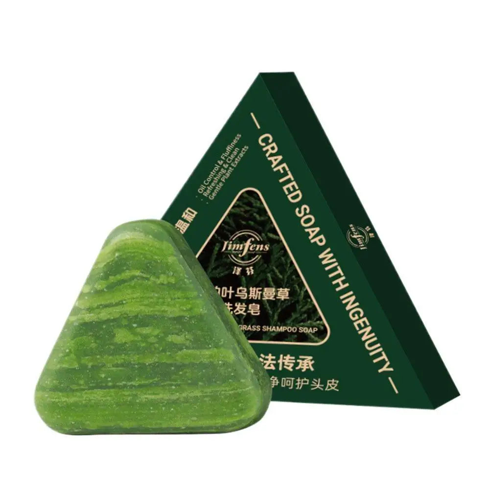 Side Cypress Leaf Salvia Ginger Calendula Shampoo Soap Ginseng Sophora Men Women Silicone-free Amino Acid Herbal Handmade Soap