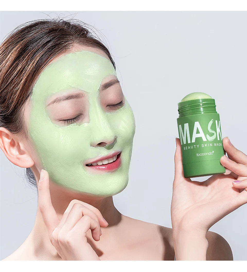 Green Tea Cleansing Stick Mask – Washable Mud Mask for Oil Control (40g)