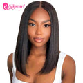 AliPearl Bone Straight Bob Wig — Pre-Plucked 13×4 Transparent Lace Front (Remy Brazilian)