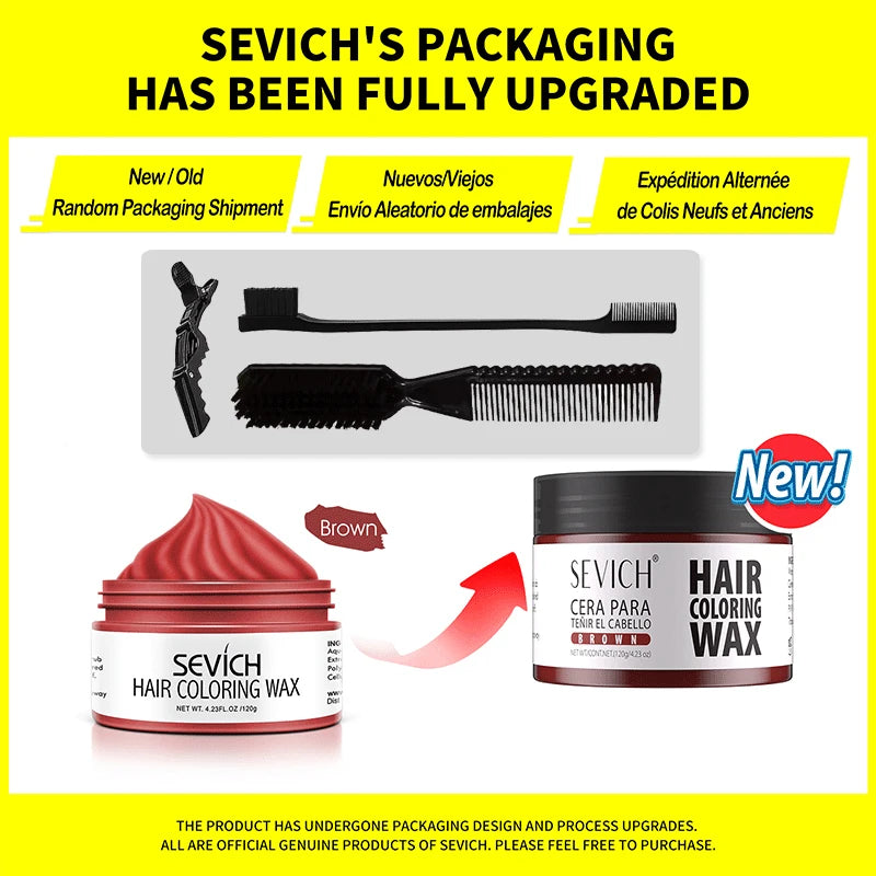 Temporary Hair Color Wax Kit for Men Women Kid Daily Party Cosplay DIY Washable Instant Hair Dye Cream Blue Purple Red Green