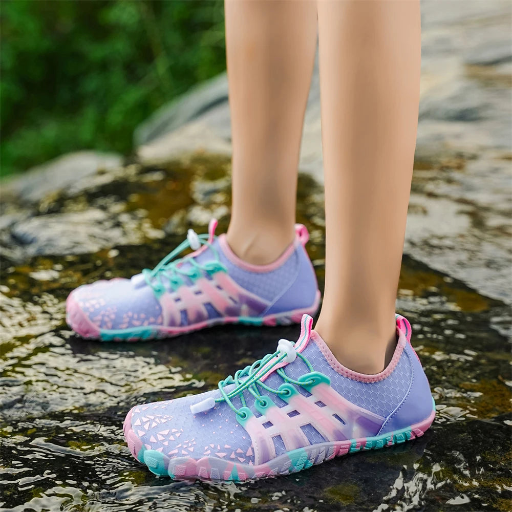 Aqua Shoes For Women Men Barefoot Water Shoes Anti-Slip Quick-Drying Outdoor Beach Upstream Wading Swimming Shoe Sneakers Unisex