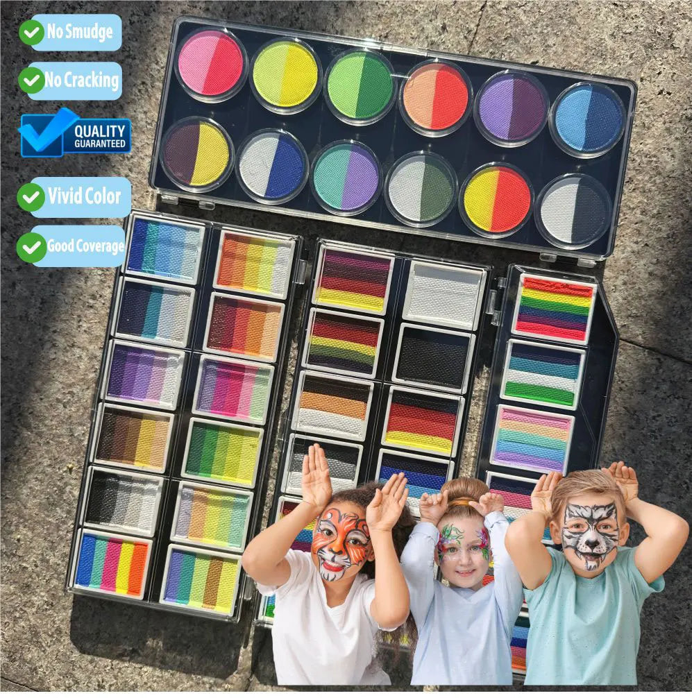 Aqua Blue 30g/pc Water Based Pure Aqua Blue Face Body Paint Pigment Makeup in Halloween Party Fancy Dress Beauty Makeup Tool