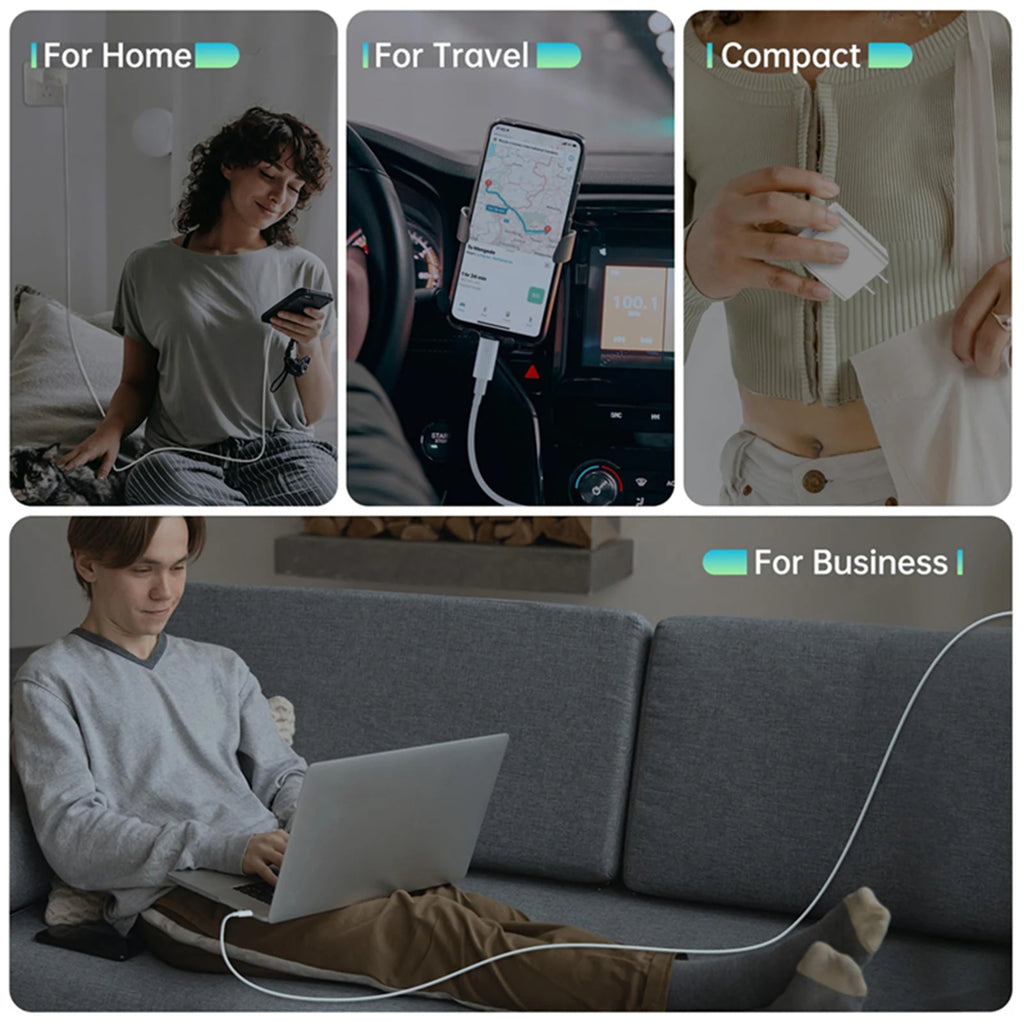 40W Fast Charger Set with USB-C Cable for iPhone 14/13/12/11 Pro Max, X/XS, iPad – Quick Charging Adapter