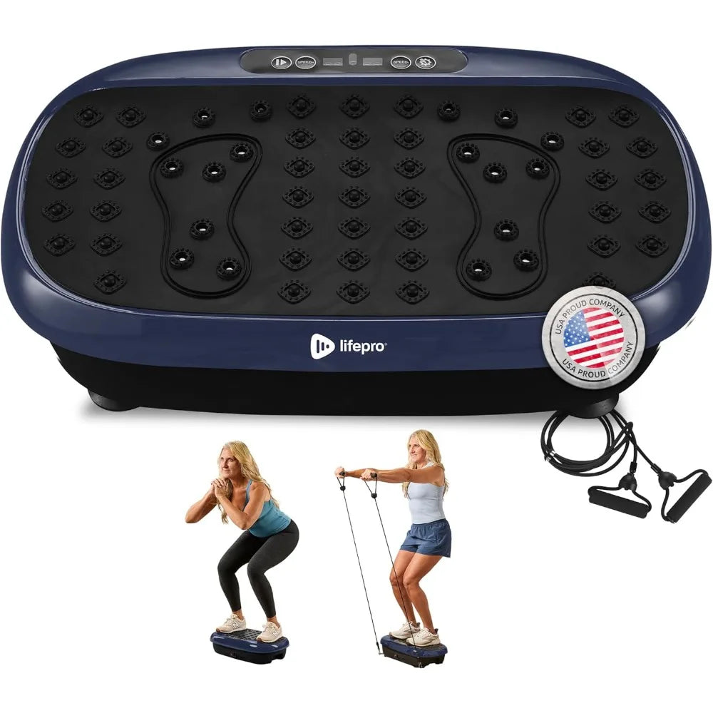 Lifepro Vibration Plate Exercise Machine with Magnetic Acupoints - Full Body Vibration Platform for Beginners and Recovery