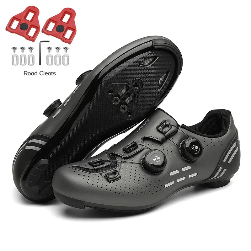 2023 Cycling Sneaker Mtb with Cleats Men Carbon Sports Speed Bike Shoes Women Mountain Racing Flat SPD Road Cycling Footwear