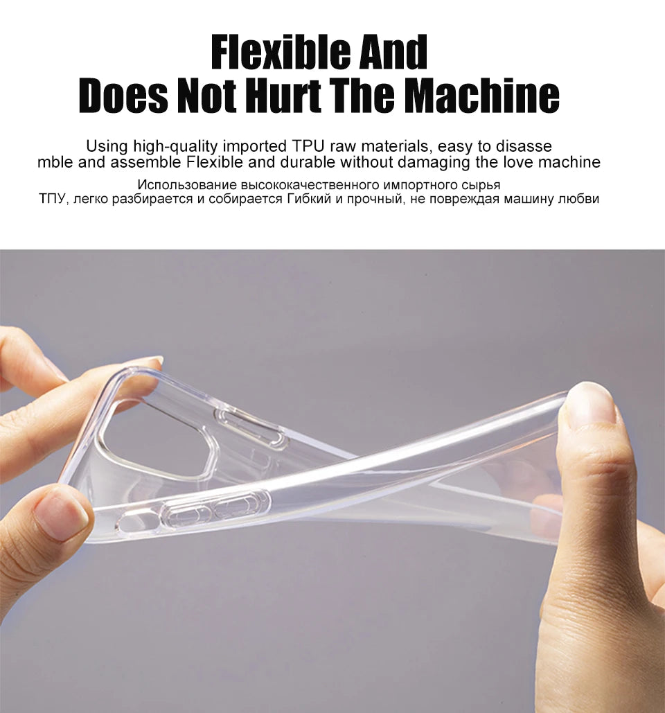 Luxury Clear Silicone Phone Case For iPhone 16 15 14 13 12 11 Pro Max XR X XS 7 8 Plus Shockproof Transparent Bumper Back Cover