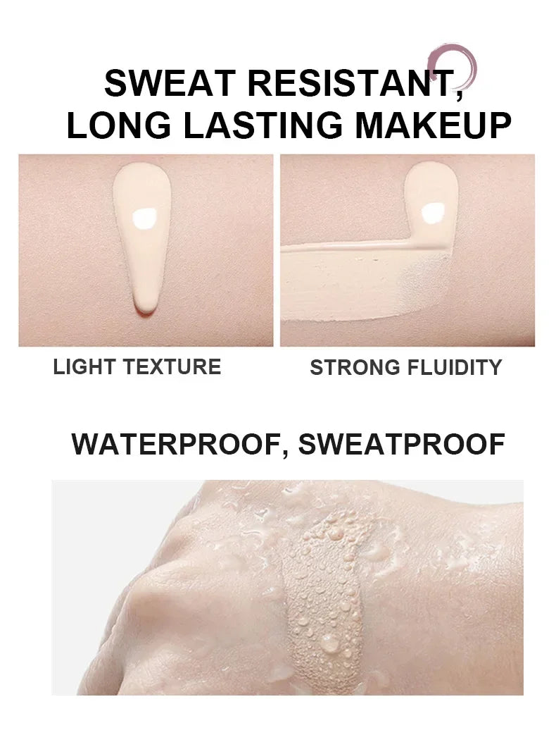 Matte Face Concealer Foundation — Long-Lasting Full-Cover Liquid