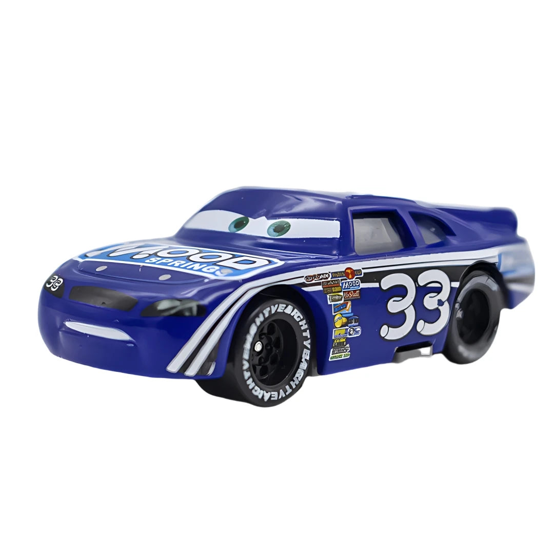 Disney Pixar Cars 3 Lightning Mcqueen Smokey Chick Hicks Collection 1:55 Diecast Vehicles Alloy Car Toys Model For Children Gift