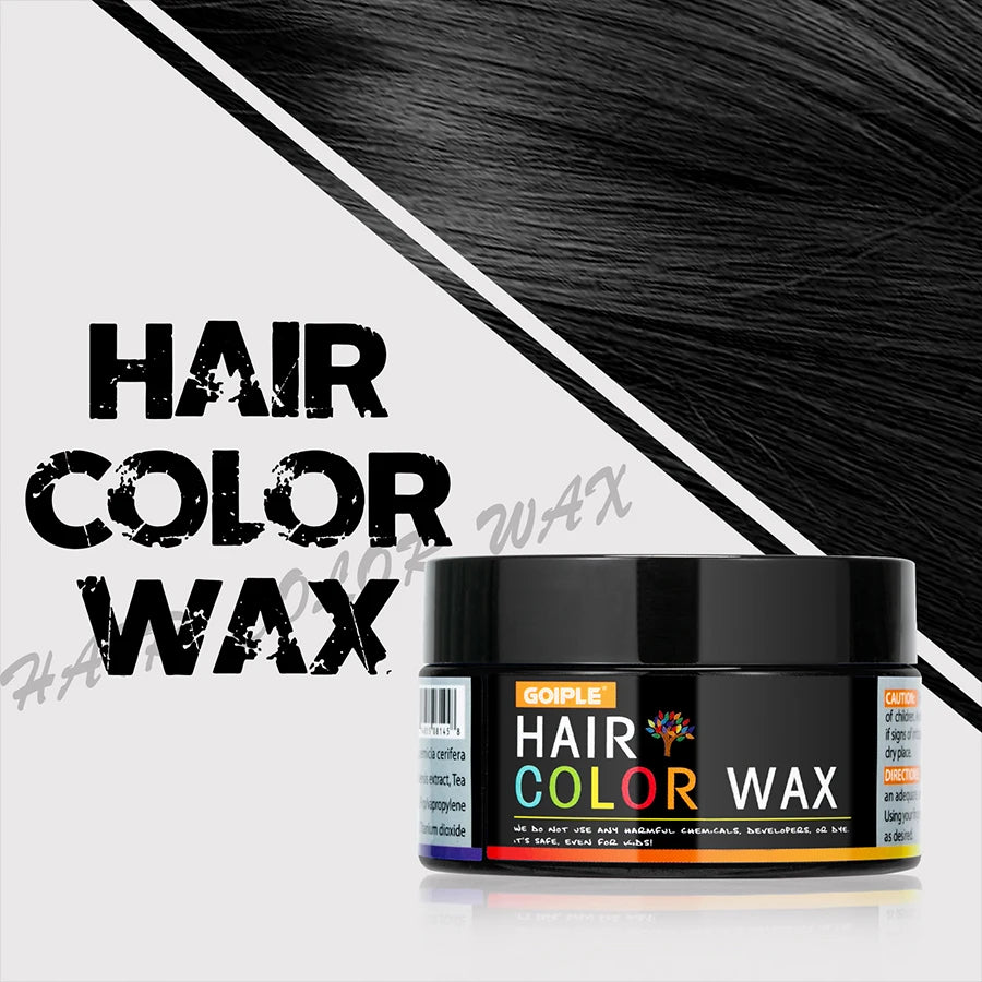 Valentine's Day Hair Color Wax for Men & Women Hair Clay Fashion One-Time Temporary Styling Dye Cream Easy Wash Hair Beard Color