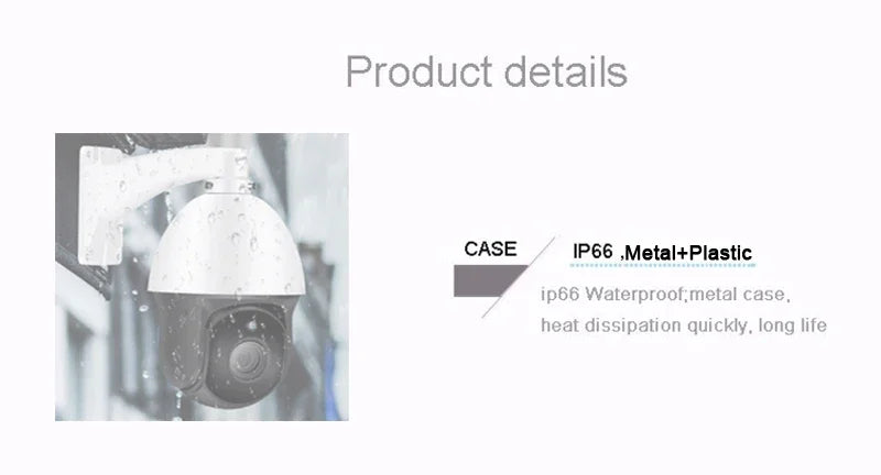 Full Color Metal Auto Tracking Cruise 8MP 4K 30fps Real-time 60X Optical Zoom 360° PTZ Speed Dome Surveillance POE IP Camera