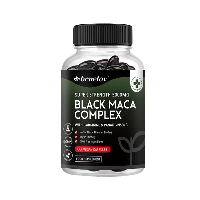 SOOMIIG Black Maca & Ginseng — Energy, Endurance & Performance (120 Capsules)