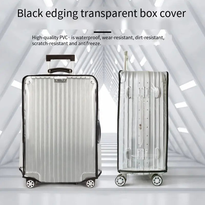 Suitcase protective cover, transparent dust-proof cover, suitcase protective cover