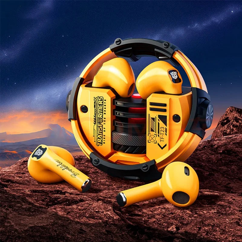TRANSFORMERS TF-T23 TWS Earbuds — Bluetooth 5.4 Gaming Earphones