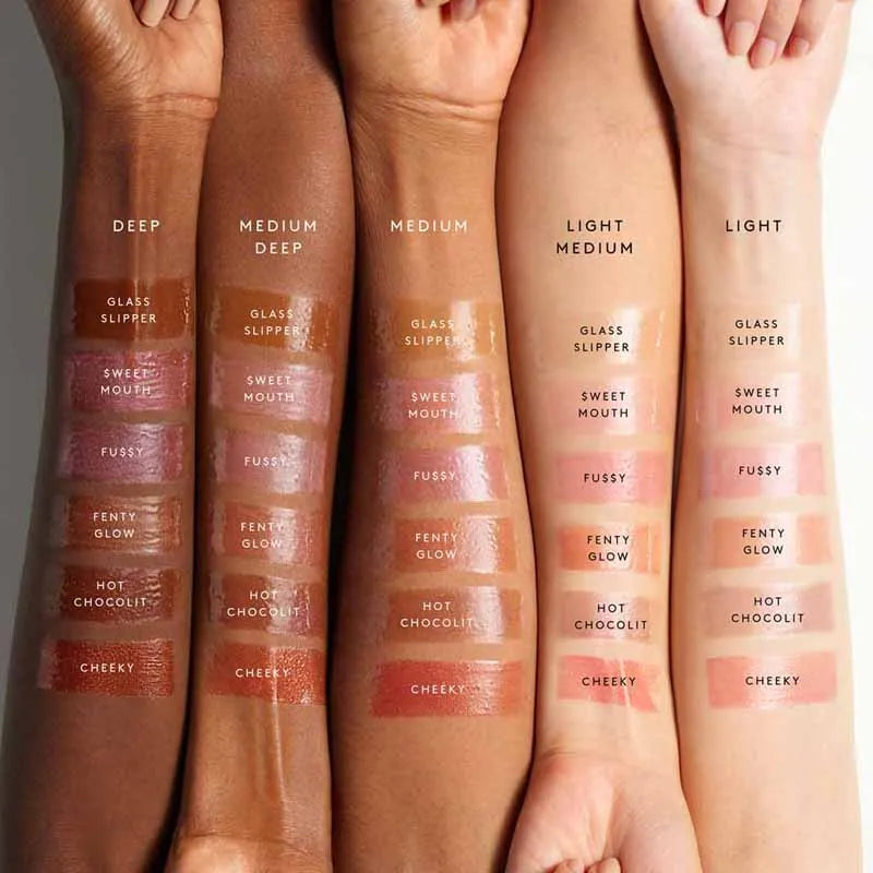 Fenty Beauty Gloss Bomb Lip Glaze Multi-color Moisten Shine Glitter Lip Plumper Makeup Beginner Liquid Lipstick Makeup Cosmetics