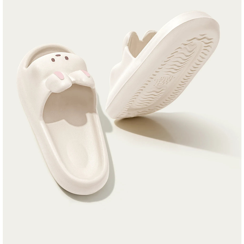 Pillow Rabbit Slippers for Women and Men | House Slides Shower Sandals | Extremely Comfy | Cushioned Thick Sole