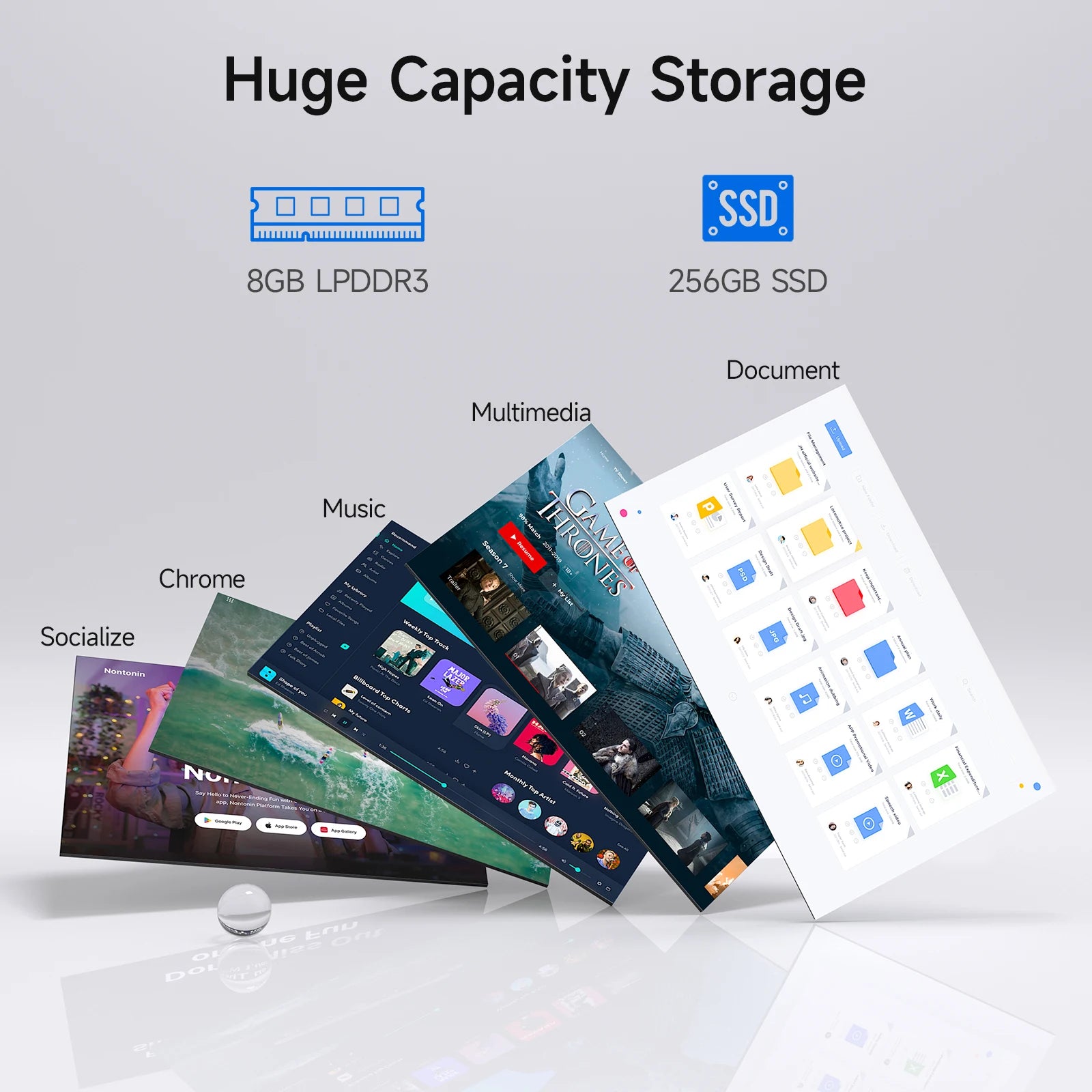 15.6″ Laptop — Intel Pentium J3710, 8GB DDR4, 256GB SSD, Full HD IPS, Windows 11, Wi-Fi + BT 5.0 (Dark Gray)