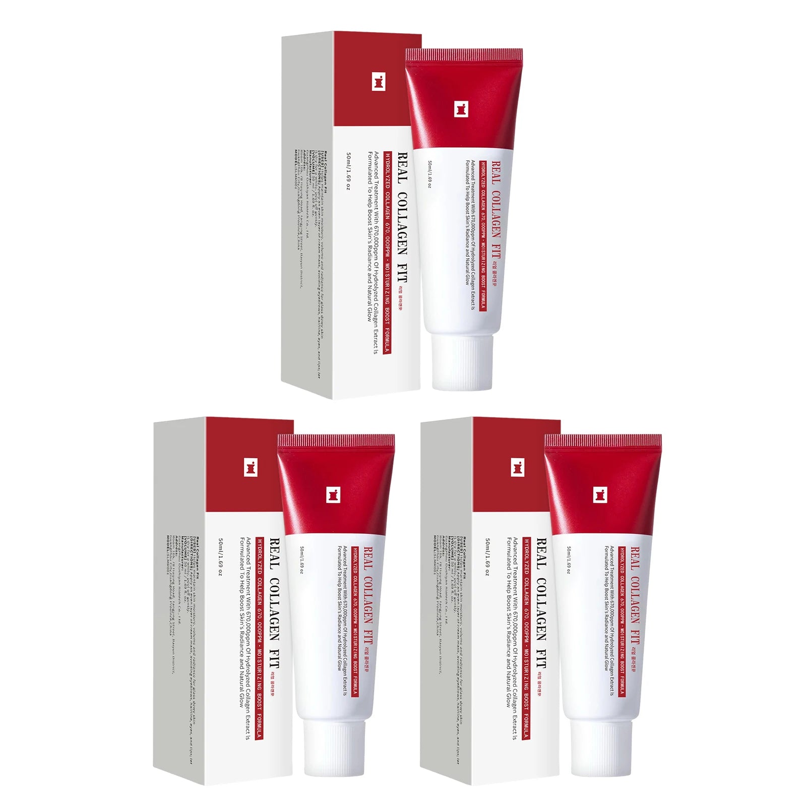 Women's Real Collagen Fit Peel Off Facial Mask Exfoliate Hydrating Facial Mask Gentle Pore Cleansing for All Skin Types