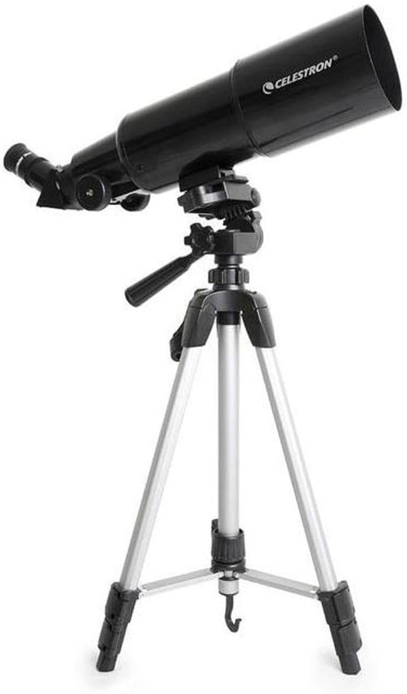 Travel Scope 80 Portable Refractor Telescope – 80Mm Aperture, Fully-Coated Glass Optics – Includes Tripod, Smartphone Adapter, Backpack & Software – Ideal for Beginners & Travel