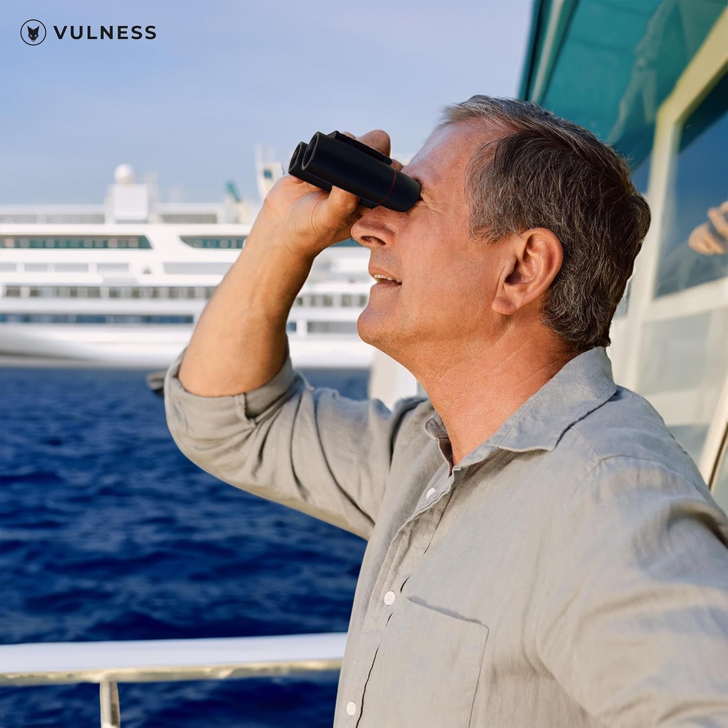 Binoculars for Adults | Compact Small Mini Travel Binocular for Bird Watching High Powered Electronics Cruise Ship Essentials Norwegian Alaska Must Haves Hiking Camping Gear a by  (Black, 8X21)