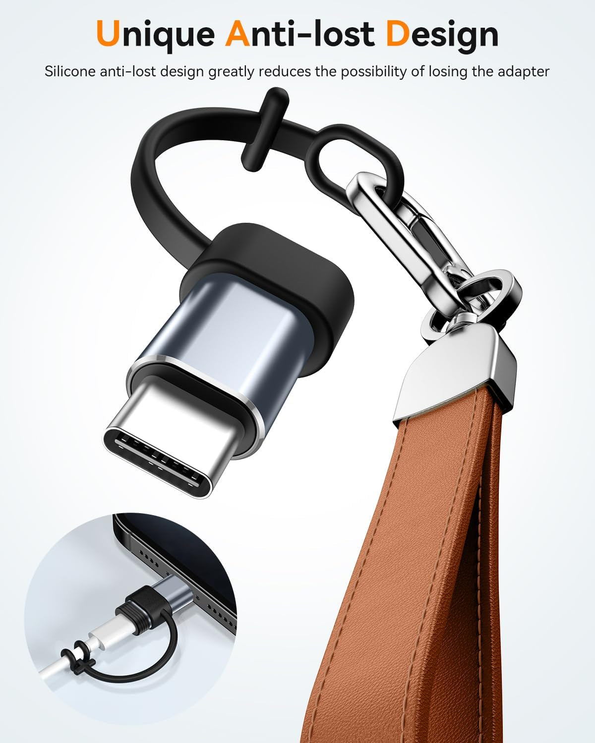 4 Pack Lightning to USB C Adapter for Iphone 15/16/17 Pro/17 Pro Max,For Iphone 17/16 Charger,17/16 Accessories,Fast Charging & Data Transfer,Usb C Charger Connector Cable,Not for Audio/Otg