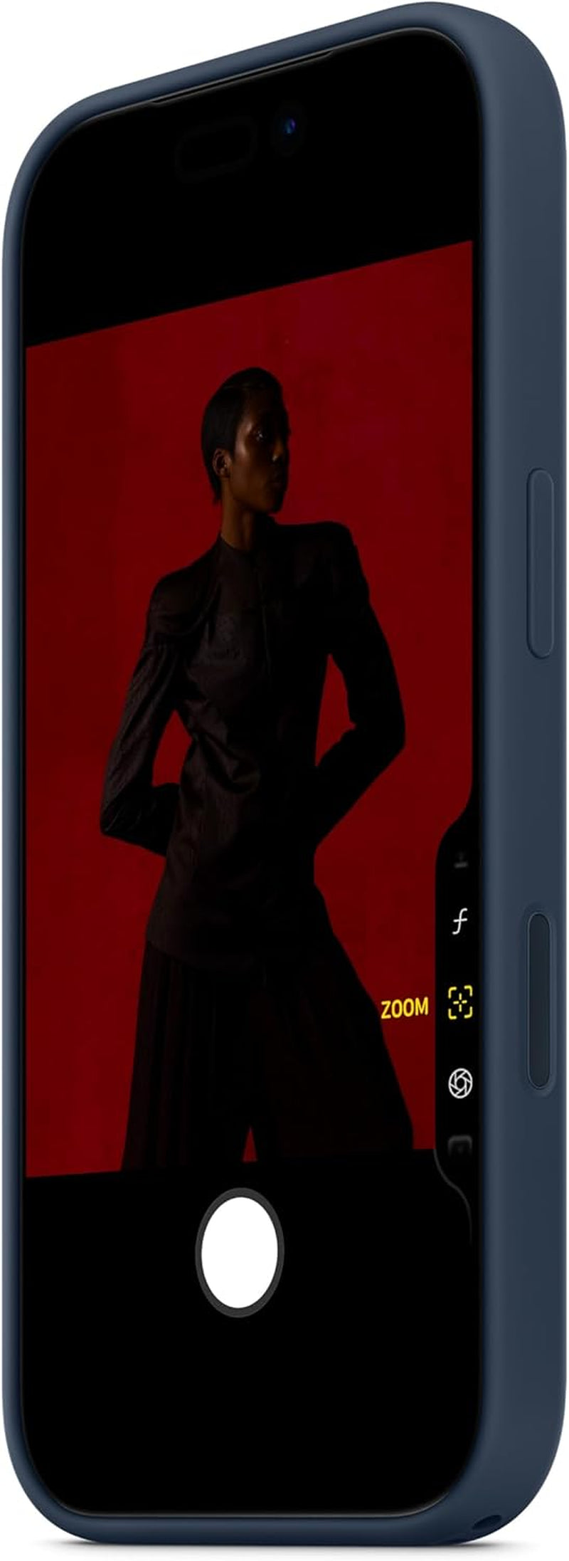 Iphone 17 Pro Silicone Case with Magsafe and Camera Control: Lightweight Phone Case, Wireless Charging Compatible, Smooth Matte Finish; Midnight