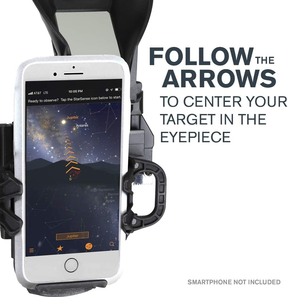 Starsense Explorer DX 130AZ App-Enabled Telescope – 130Mm Newtonian Reflector with Smartphone Dock & Starsense App – Iphone & Android Compatible – Easy-To-Use for Beginners