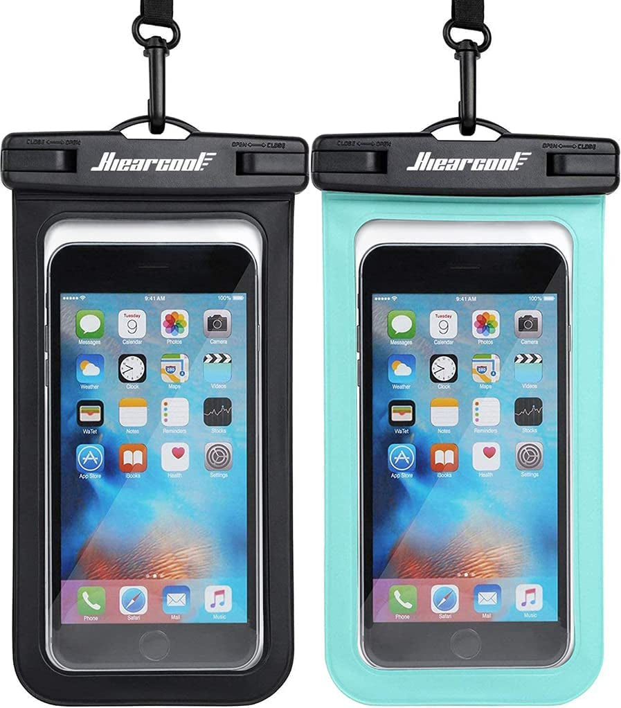 Waterproof Phone Pouch, Waterproof Phone Case for Iphone 17 16 15 14 13 Pro Max, IPX8 Cellphone Dry Bag Beach Cruise Ship Essentials 2Pack-8.3"
