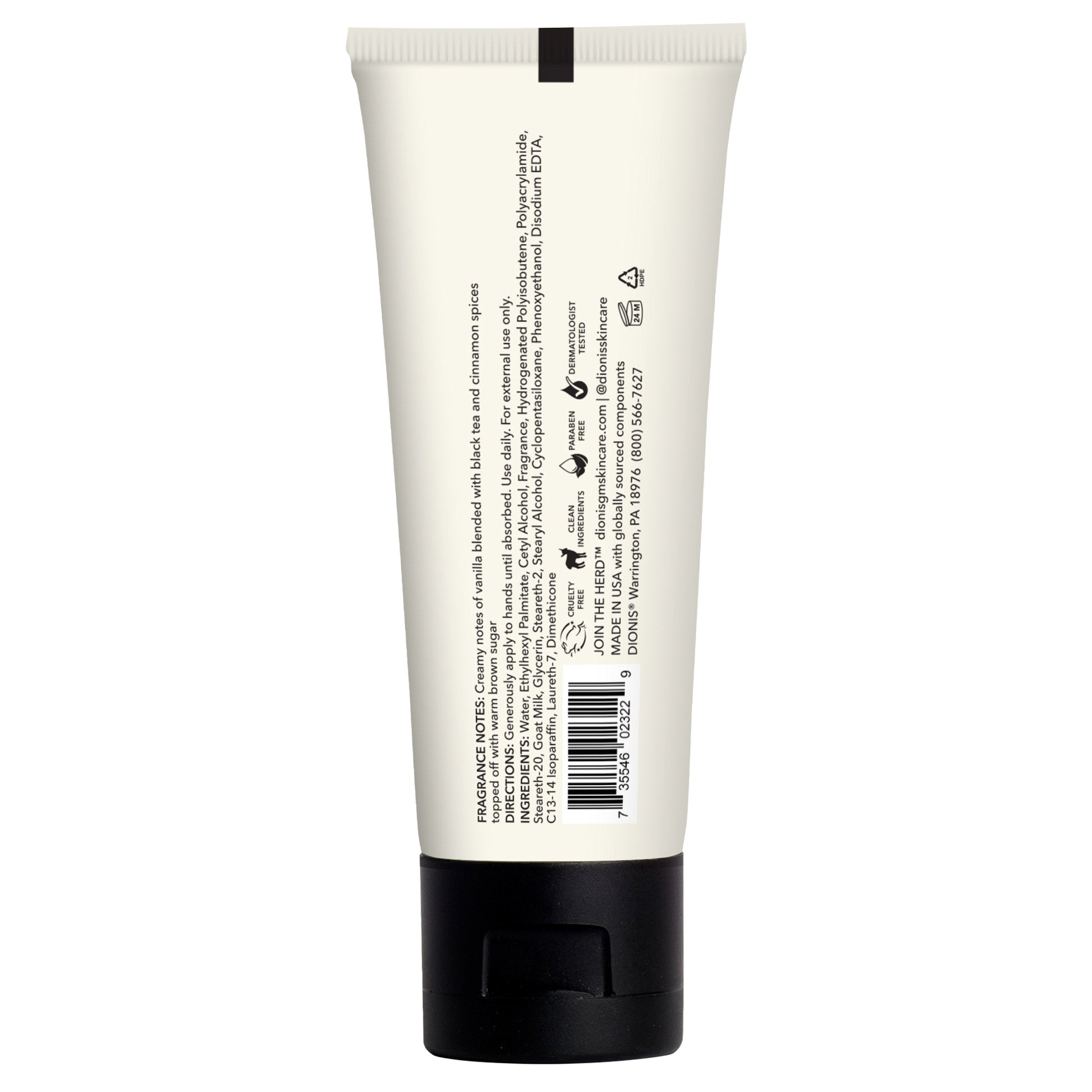 Dionis Goat Milk Hand Cream, 2.5 Fl Oz, 3-Pack