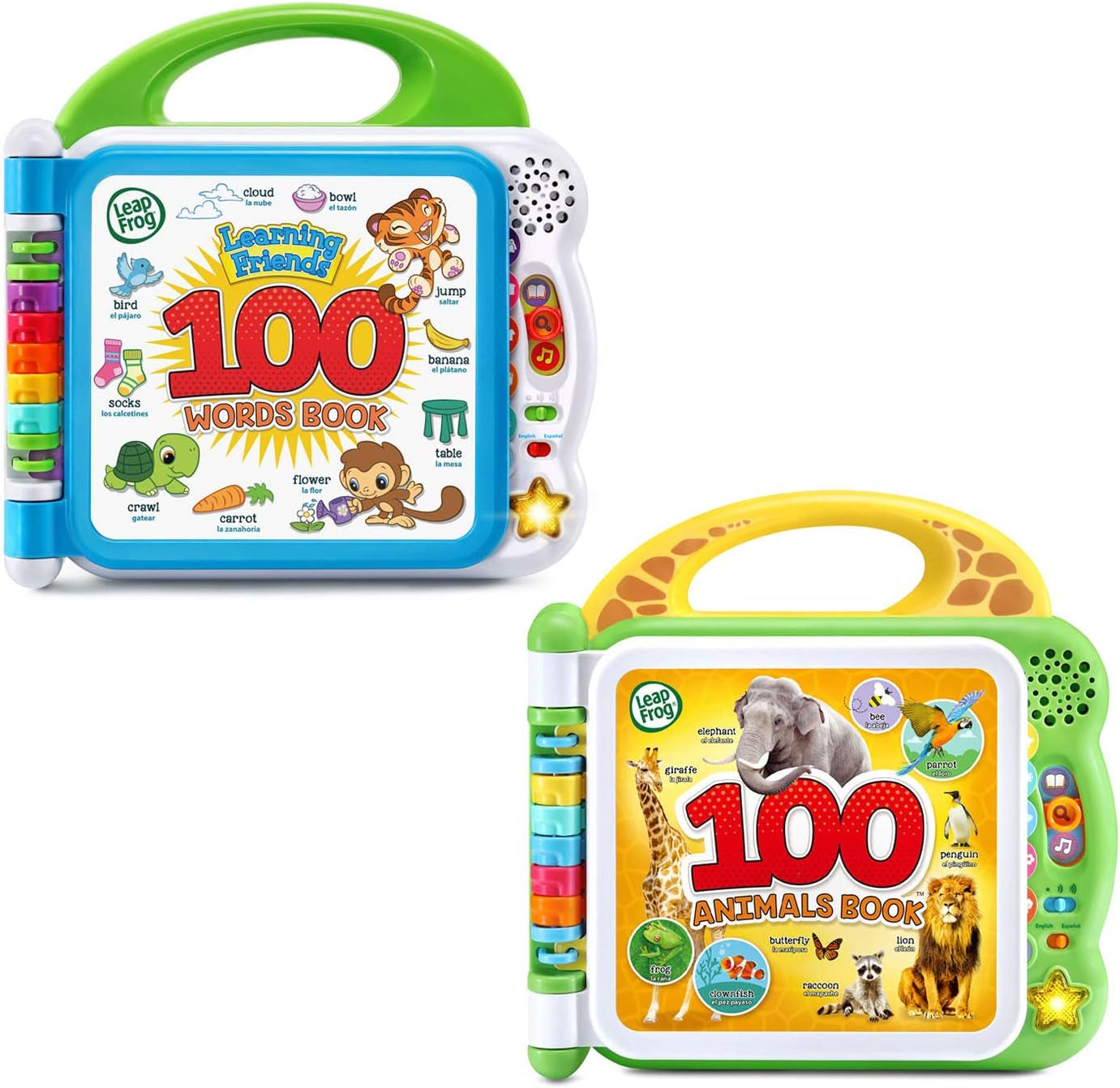 100 Words and 100 Animals Book Set (Frustration Free Packaging)