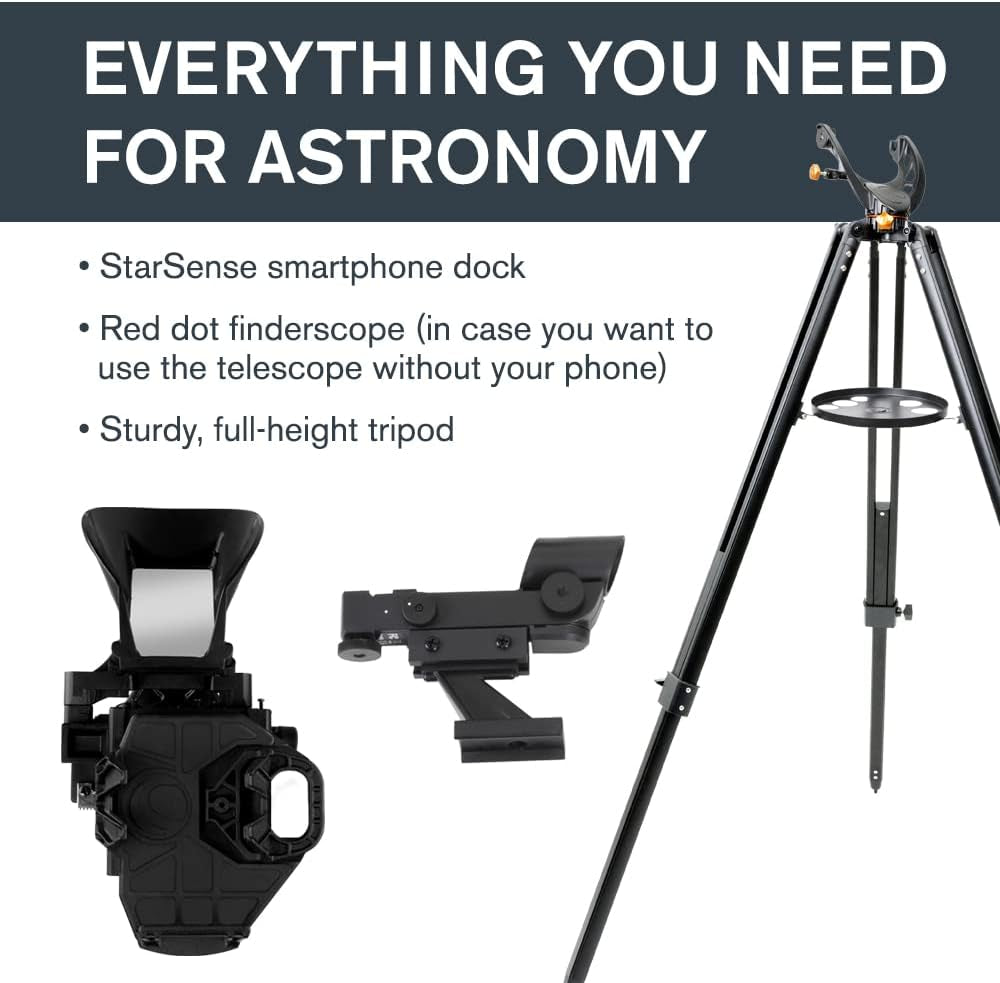 Starsense Explorer LT 80AZ App-Enabled Telescope – 80Mm Refractor with Smartphone Dock & Starsense App – Iphone & Android Compatible – Easy-To-Use for Beginners
